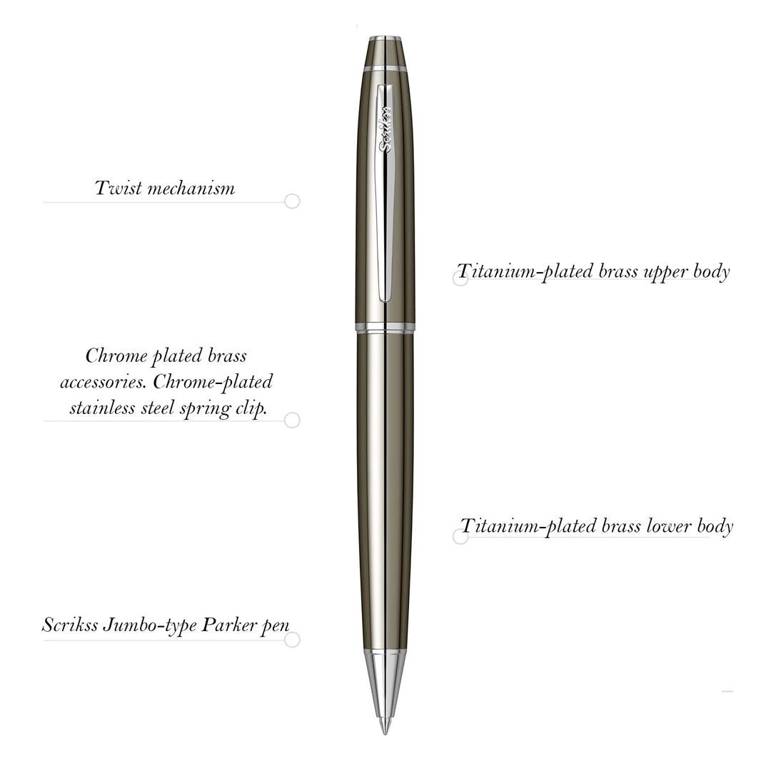 Scrikss Noble 35 Ballpoint Pen - SCOOBOO - 57275 - TGM - Ball Pen