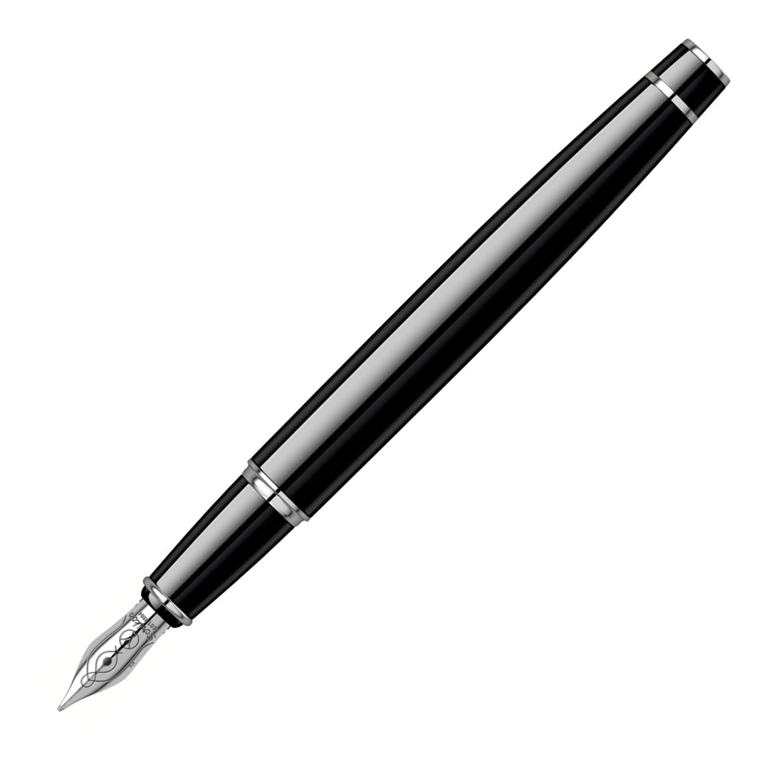 Scrikss Noble 35 Black - CT Fountain Pen - Medium - SCOOBOO - 54175 - TGM - Fountain Pen