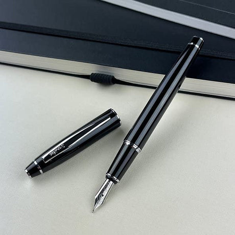 Scrikss Noble 35 Black - CT Fountain Pen - Medium - SCOOBOO - 54175 - TGM - Fountain Pen