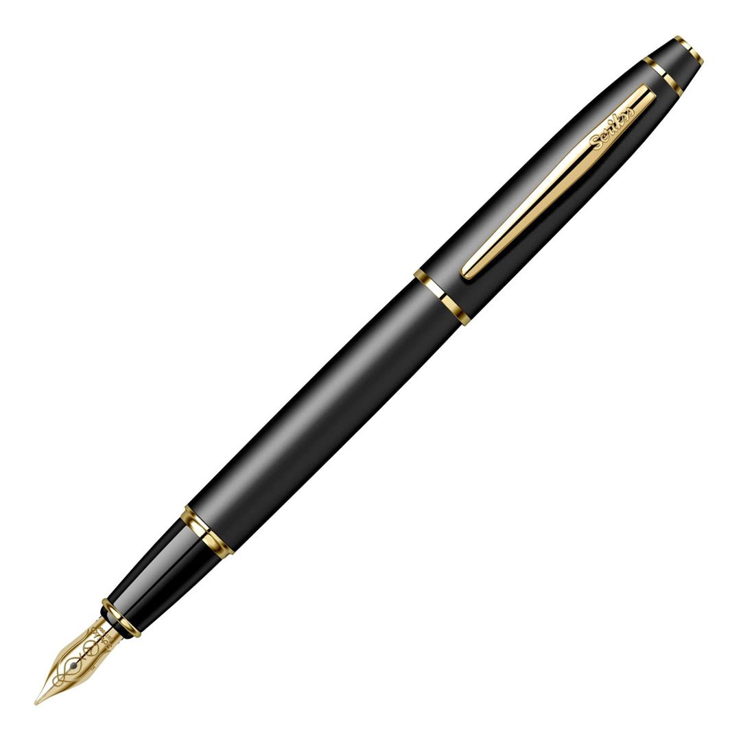 Scrikss Noble Black Gold Fountain Pen - SCOOBOO - 85957 - TGM - Fountain Pen