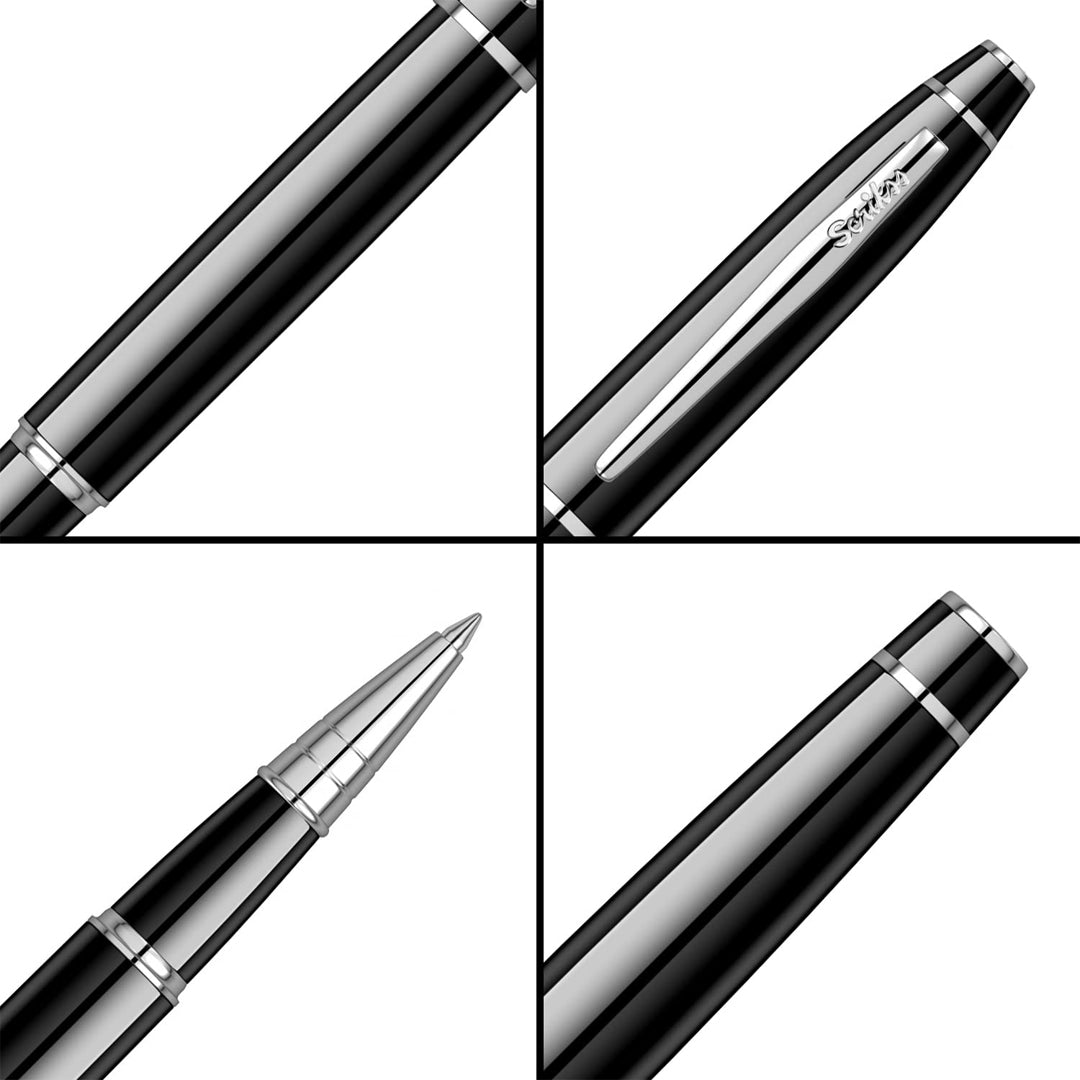 Scrikss Noble Black Roller Ball - SCOOBOO - 54328 - TGM - Ball Pen