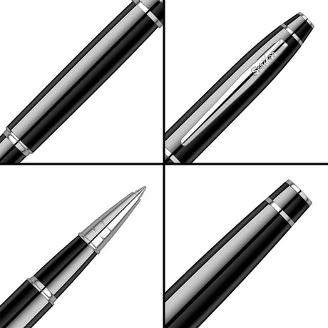 Scrikss Noble Black Roller Ball - SCOOBOO - 54328 - TGM - Ball Pen