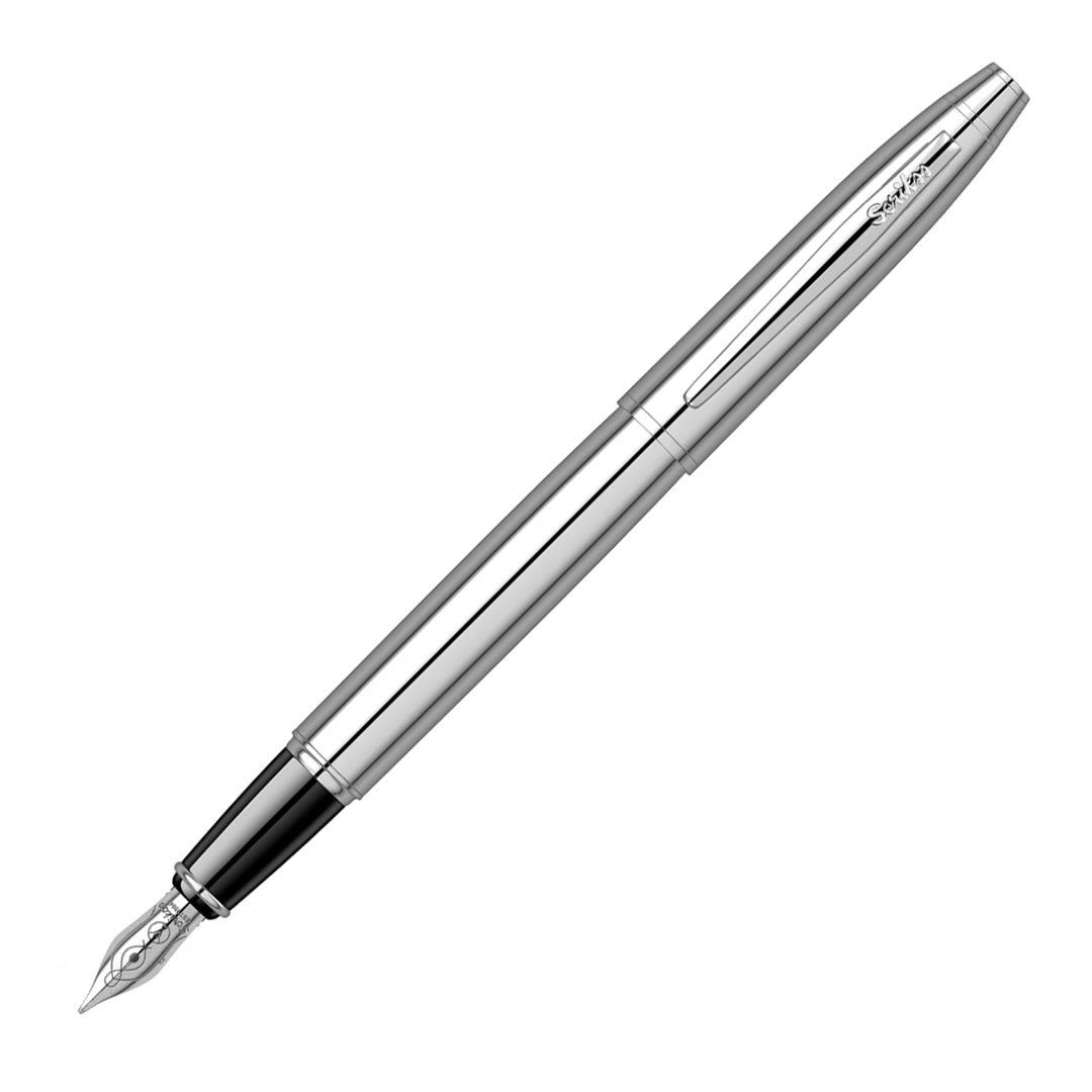 Scrikss Noble Chrome Fountain Pen - SCOOBOO - 54168 - TGM - Fountain Pen