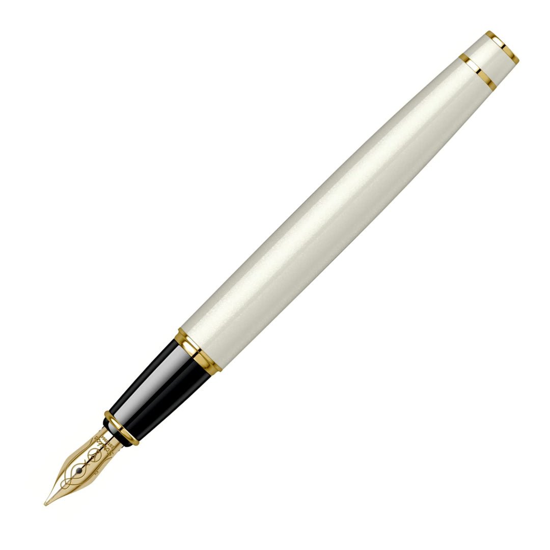 Scrikss Noble White Gold FP - SCOOBOO - 78713 - TGM - Fountain Pen