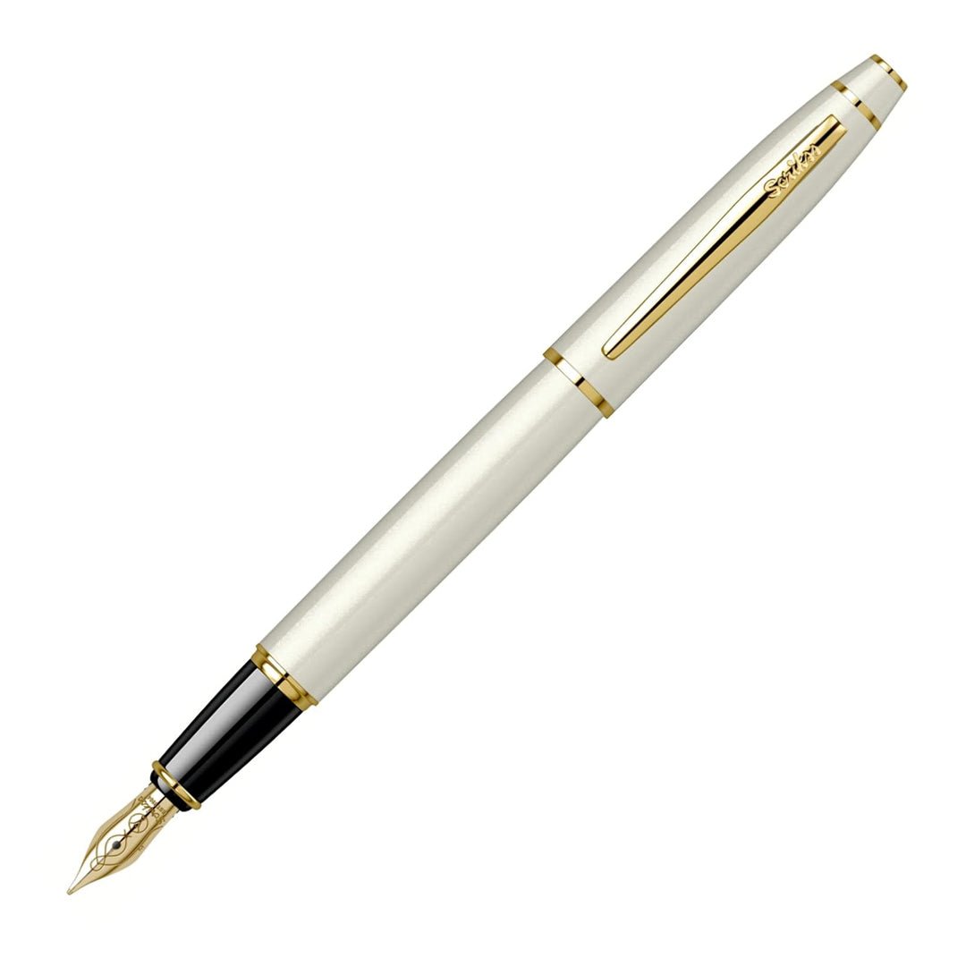 Scrikss Noble White Gold FP - SCOOBOO - 78713 - TGM - Fountain Pen