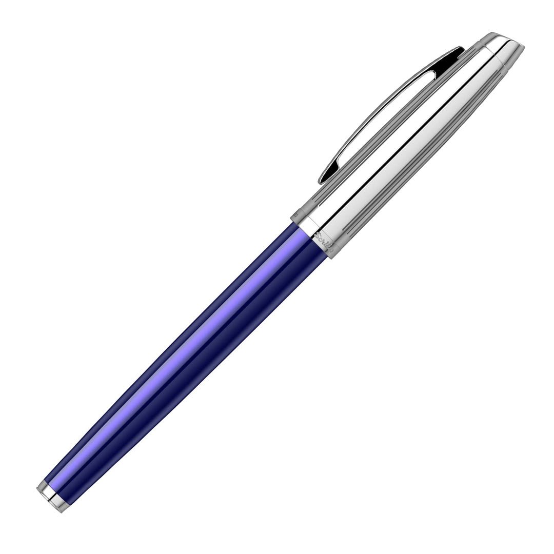 Scrikss Oscar 39 Blue Chrome - CT Rollerball Pen - SCOOBOO - 66727 - TGM - Roller Ball Pen