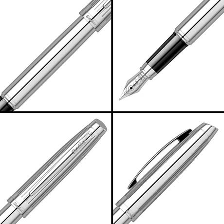 Scrikss Oscar - 39 Chrome CT Fountain Pen - SCOOBOO - 66659 - TGM - Fountain Pen