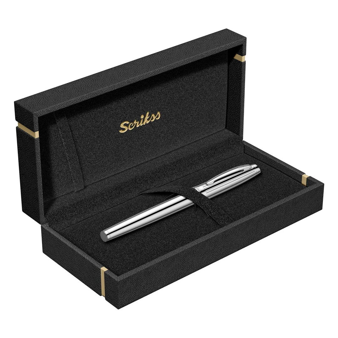 Scrikss Oscar - 39 Chrome CT Fountain Pen - SCOOBOO - 66659 - TGM - Fountain Pen