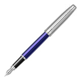 Scrikss Oscar Blue Chrome Fountain Pen - SCOOBOO - 66673 - TGM - Fountain Pen