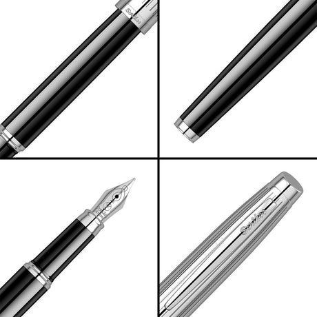 Scrikss Oscar Chrome Fountain Pen - SCOOBOO - 66666 - TGM - Fountain Pen