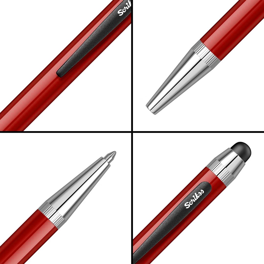 Scrikss Smart Pen 699 Red Ball Pen - SCOOBOO - 80693 - TGM - Ball Pen