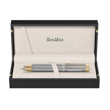 Scrikss Venus 722 Gold Chrome BP+MP Set - SCOOBOO - 71639 - TGM - Ball Pen