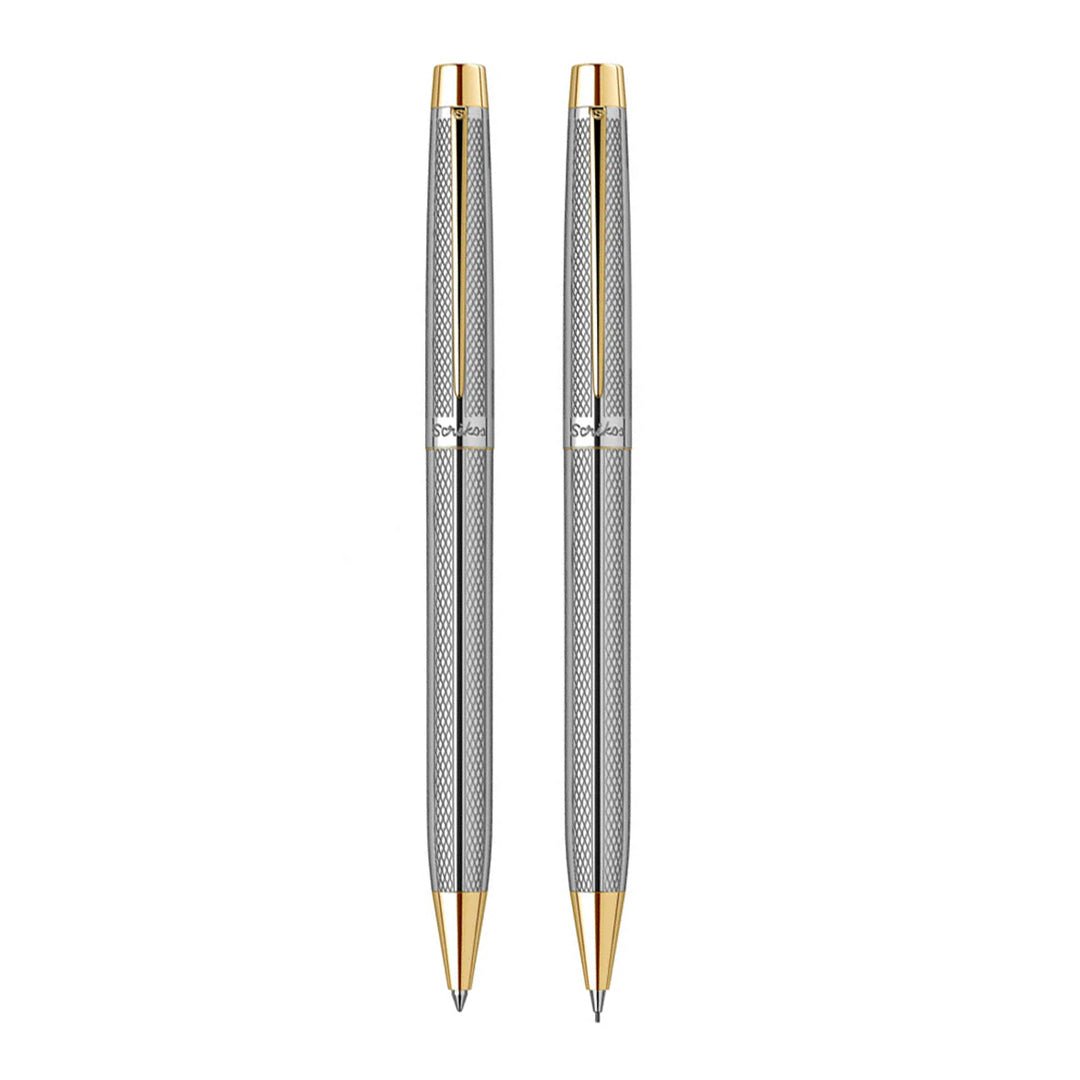 Scrikss Venus 722 Gold Chrome BP+MP Set - SCOOBOO - 71639 - TGM - Ball Pen