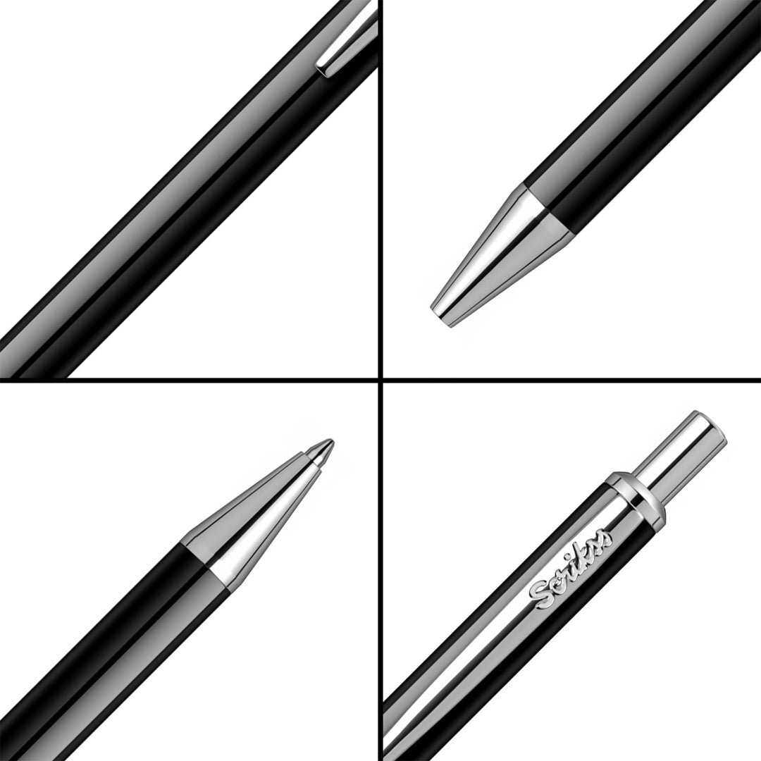 Scrikss Vintage 304 Black - CT Ballpoint Pen - SCOOBOO - 84394 - TGM - Ball Pen