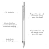 Scrikss Vintage 304 White - CT Ballpoint Pen - SCOOBOO - 84387 - TGM - Ball Pen