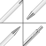 Scrikss Vintage 304 White - CT Ballpoint Pen - SCOOBOO - 84387 - TGM - Ball Pen