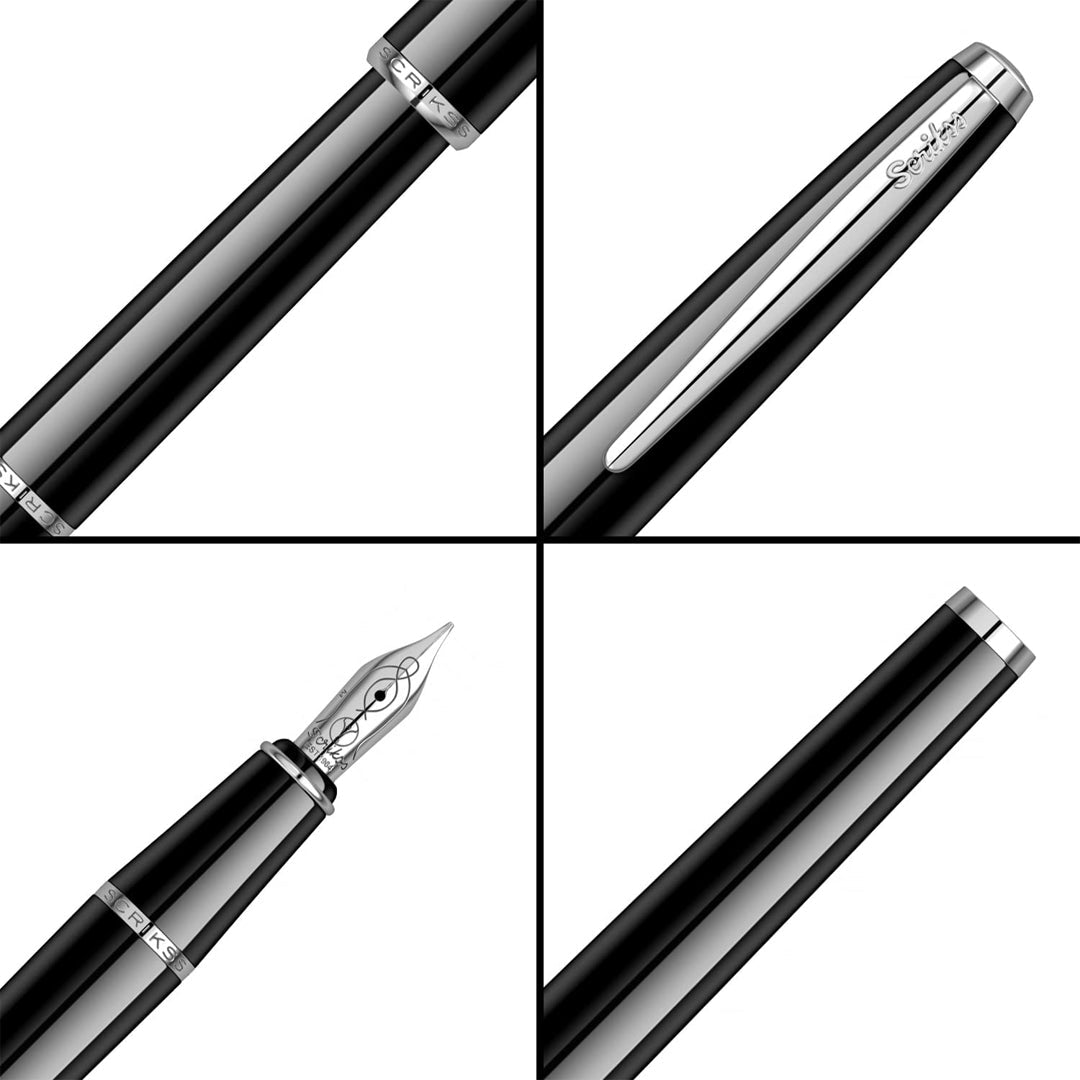 Scrikss Vintage 33 Black Fountain Pen - SCOOBOO - 63573 - TGM - Fountain Pen