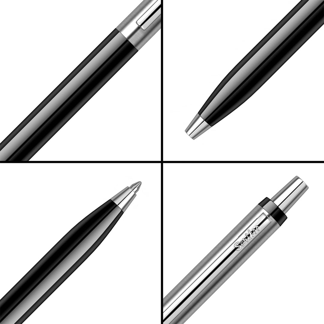 Scrikss Vintage 51 Black Ball Pen - SCOOBOO - 66475 - TGM - Roller Ball Pen