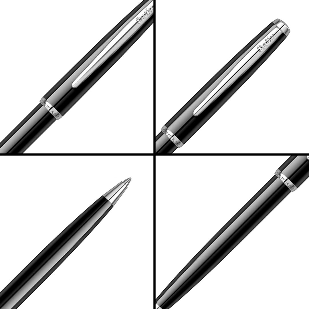 Scrikss Vintage 52 Black Roller Ball Pen - SCOOBOO - 55035 - TGM - Roller Ball Pen