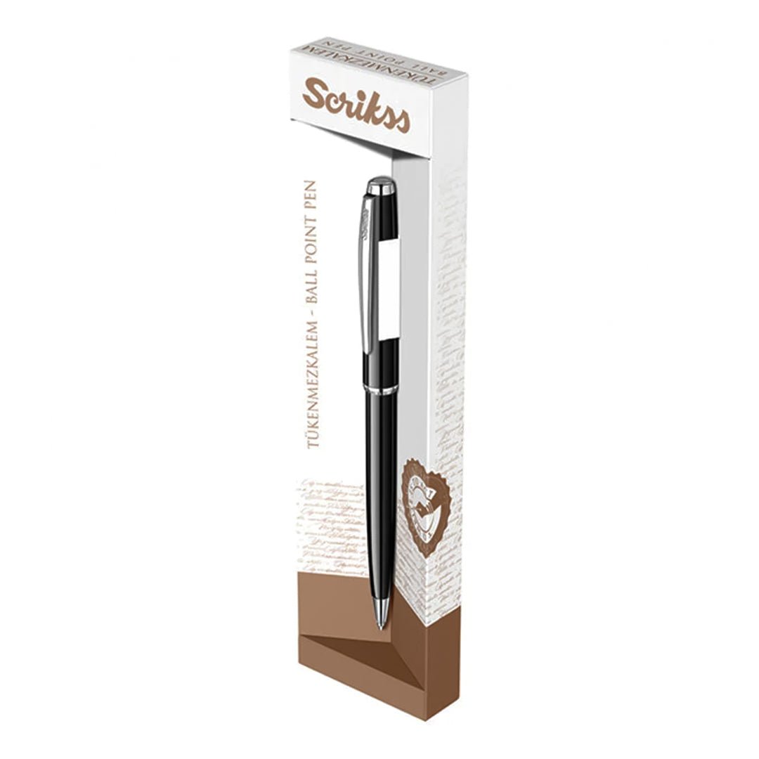 Scrikss Vintage 52 Black Roller Ball Pen - SCOOBOO - 55035 - TGM - Roller Ball Pen