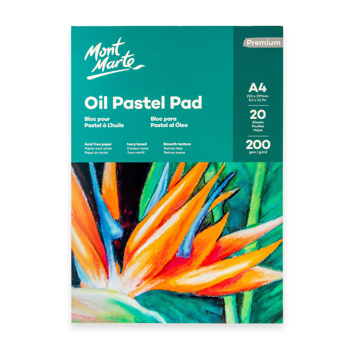 Mont Marte Oil Pastel pad Premium