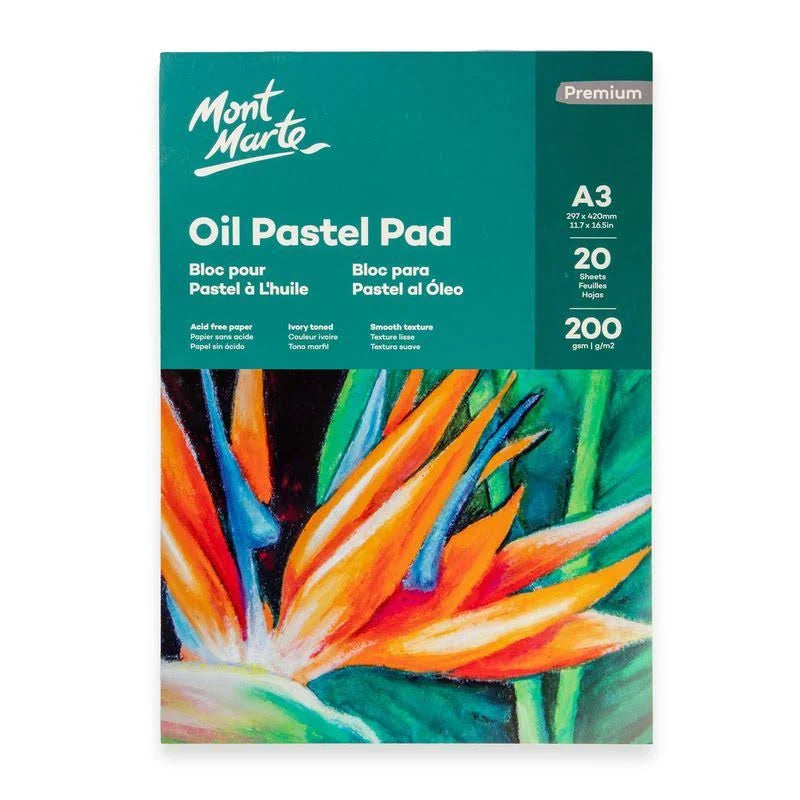 Mont Marte Oil Pastel pad Premium