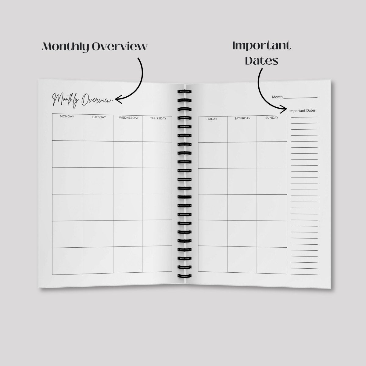 Simply Scribble Productivity Undated Daily Planner Inspired by Kaizen - SCOOBOO - SSDP - BO - Planners