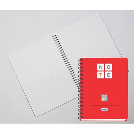 Solo A5 Spiral Notebook - SCOOBOO - NA578 - Ruled