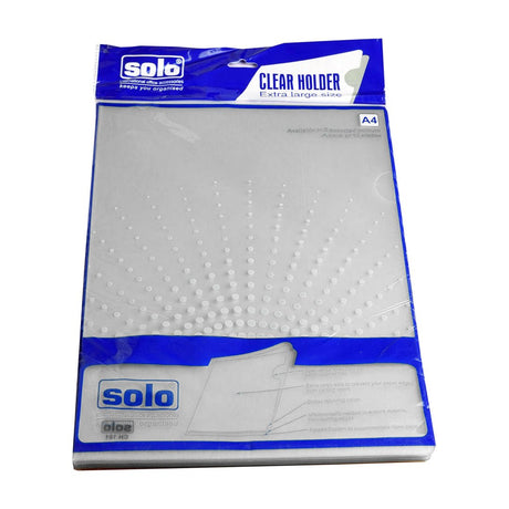 Solo Clear Folder A4 Size Pack Of 10 - SCOOBOO - CH101 - Folders & Fillings