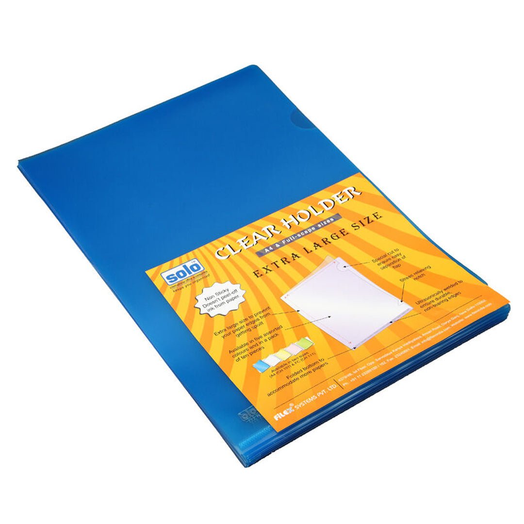 Solo Clear Folder - F/C Pack Of 10 - SCOOBOO - CH111 - Folders & Fillings