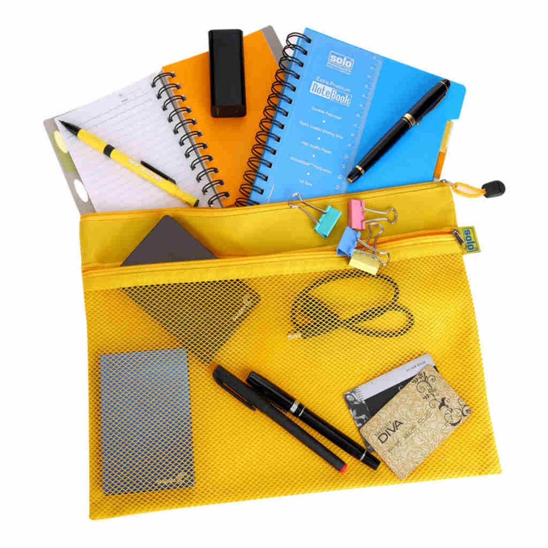 Solo Multi - Function Bag with Two Pockets A4 - SCOOBOO - MFA42 - Pencil Cases & Pouches