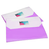 Solo My Clear Bag (Twin Pocket - Double Color) - FC - SCOOBOO - mc212 - Folders & Fillings