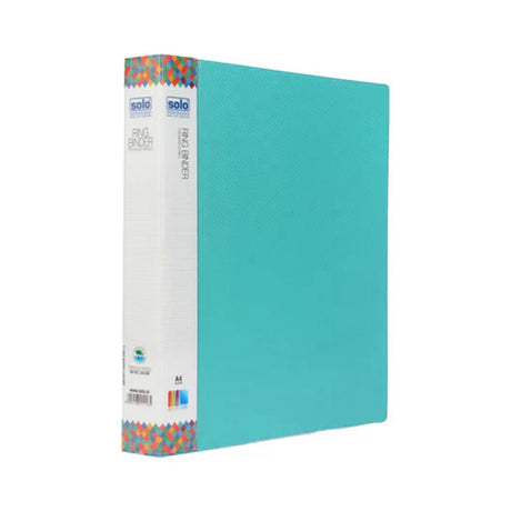 Solo Ring Binder - 2d - Ring Binder Premium Series - A4 Pack of 2 - SCOOBOO - Folders & Fillings