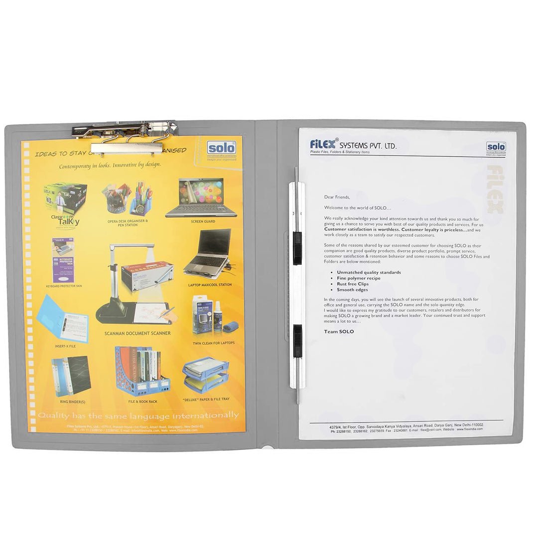 Solo Spring And Punchles Files A4 Pack of 2 - SCOOBOO - SG502 - Folders & Fillings