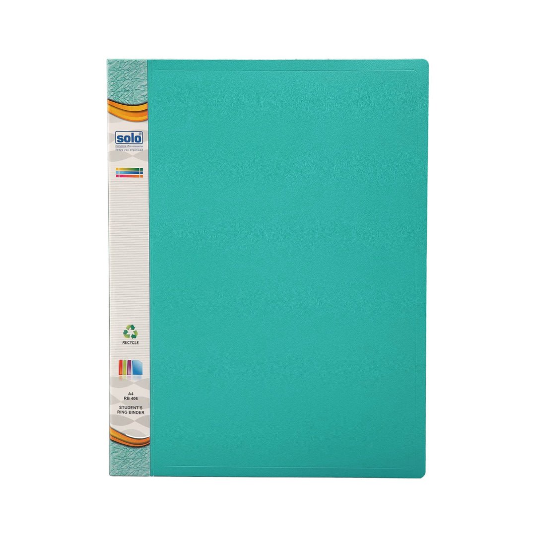 Solo Students Ring Binder - A4 Pack of 2 - SCOOBOO - RB 406 - Folders & Fillings