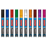 Soni Officemate Acrylic Marker - Pack of 10 - SCOOBOO - SKU:436 - Brush Pens