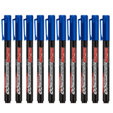 Soni Officemate CD/DVD Marker - Pack of 10 - SCOOBOO - Pack of Blue - Permanent Markers