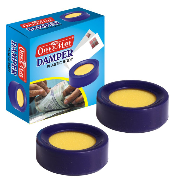Soni Officemate Damper Sponge Pad For Office Set - SCOOBOO - Pack of 2 - Finger Damper