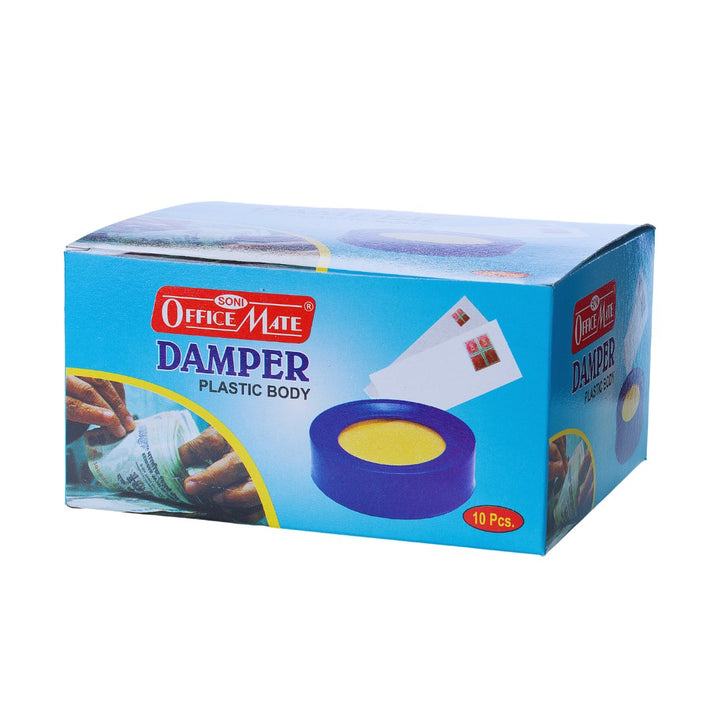 Soni Officemate Damper Sponge Pad For Office Set - SCOOBOO - Pack of 10 - Finger Damper