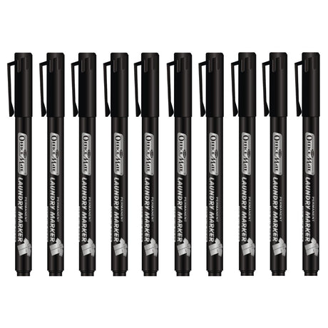 Soni Officemate Fine Tip Laundry Markers Pen - Sets (Mix Color) - SCOOBOO - Fabric Markers