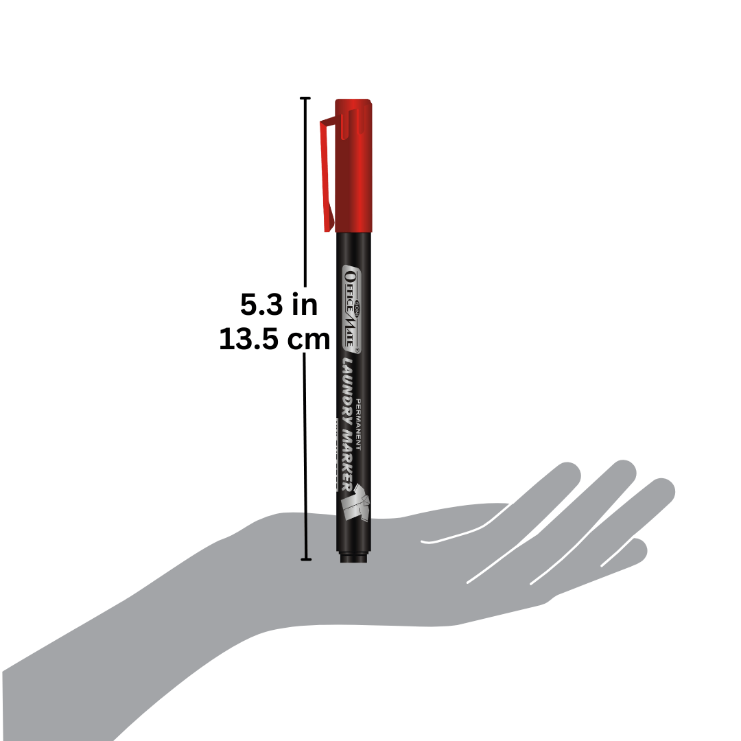 Soni Officemate Fine Tip Laundry Markers Pen - Sets (Mix Color) - SCOOBOO - Fabric Markers