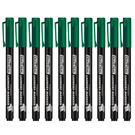Soni Officemate Fine Tip Laundry Markers Pen - Sets (Mix Color) - SCOOBOO - Fabric Markers
