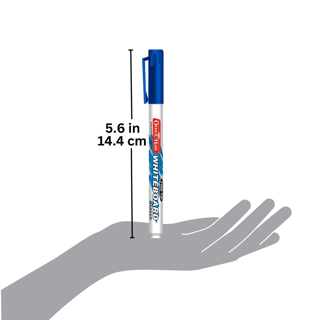 Soni Officemate Fine Tip Whiteboard Marker - Pack of 10 - SCOOBOO - White-Board Marker