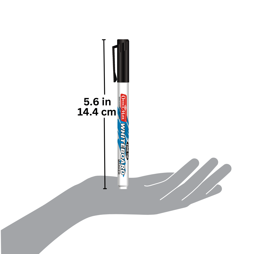 Soni Officemate Fine Tip Whiteboard Marker - Pack of 4 - SCOOBOO - White-Board Marker
