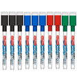 Soni Officemate Fine Tip Whiteboard Marker with Duster On Cap - Pack of 10 - SCOOBOO - White-Board Eraser