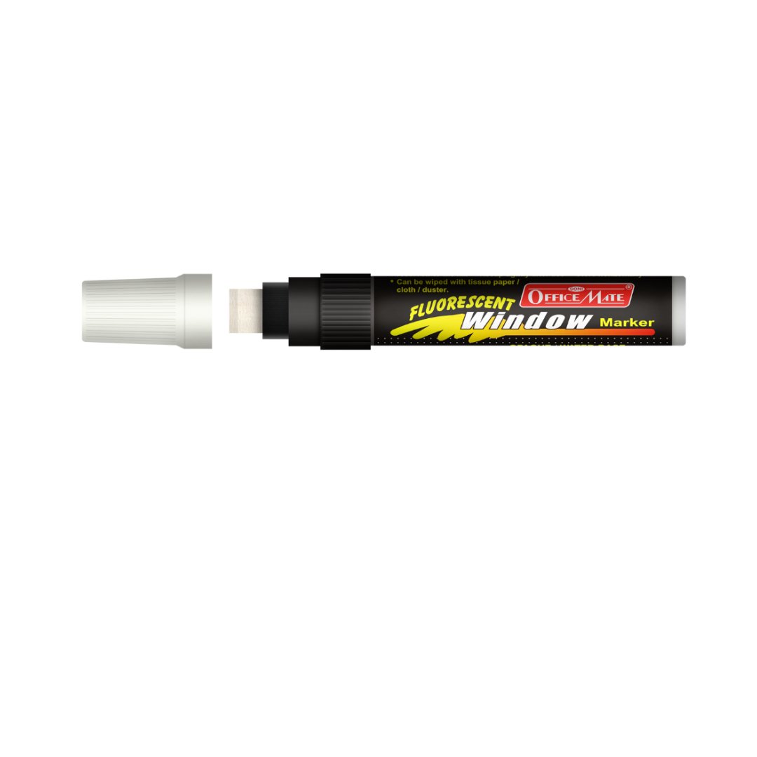 Soni Officemate Fluorescent Window Marker - SCOOBOO - Glass Paints & Markers