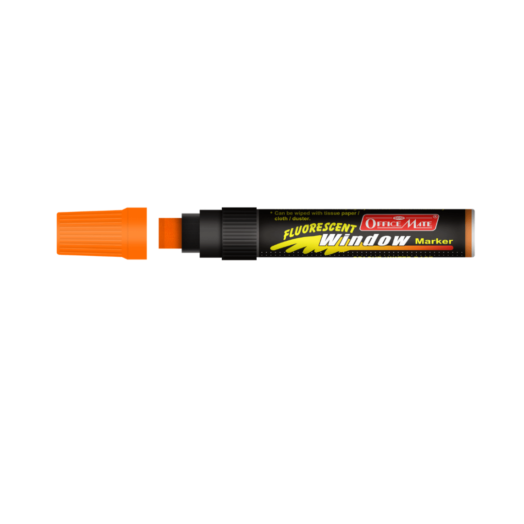 Soni Officemate Fluorescent Window Marker - SCOOBOO - Glass Paints & Markers