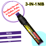 Soni Officemate Fluorescent Window Marker - SCOOBOO - Glass Paints & Markers