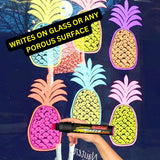 Soni Officemate Fluorescent Window Marker - SCOOBOO - Glass Paints & Markers