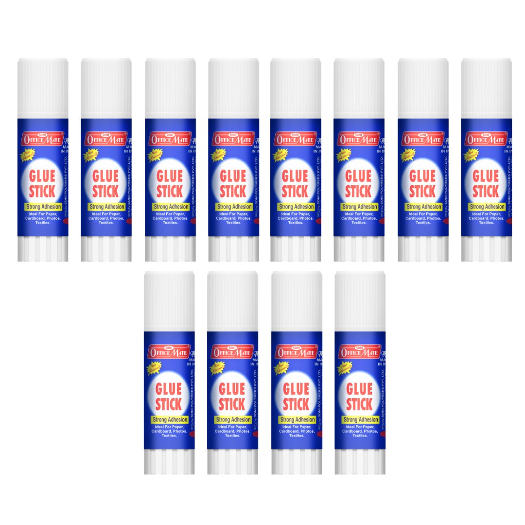 Soni Officemate Glue Stick Set (8 Grams) - SCOOBOO - Glue & Adhesive